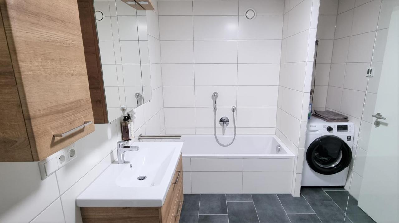 Flat11 4-Zi Wohnung Messe Karlsruhe Rheinstetten Eksteriør bilde