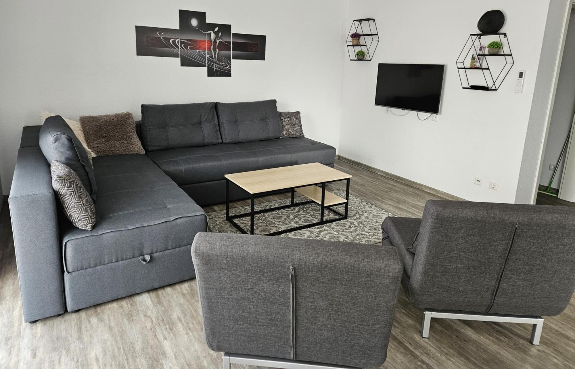 Flat11 4-Zi Wohnung Messe Karlsruhe Rheinstetten Eksteriør bilde